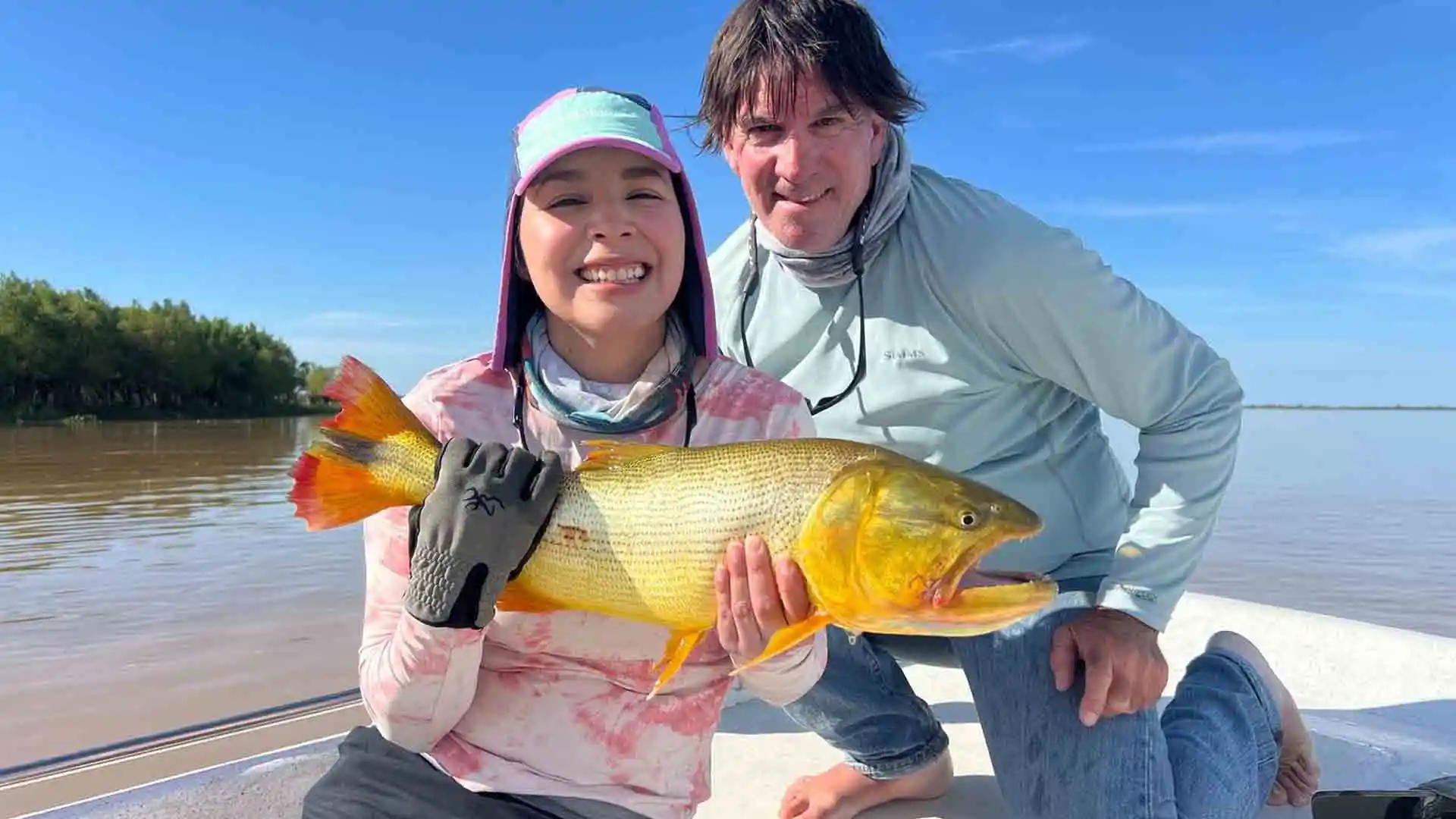 Esmerelda and Host Brad Staples Esmerelda and Host Brad Staples