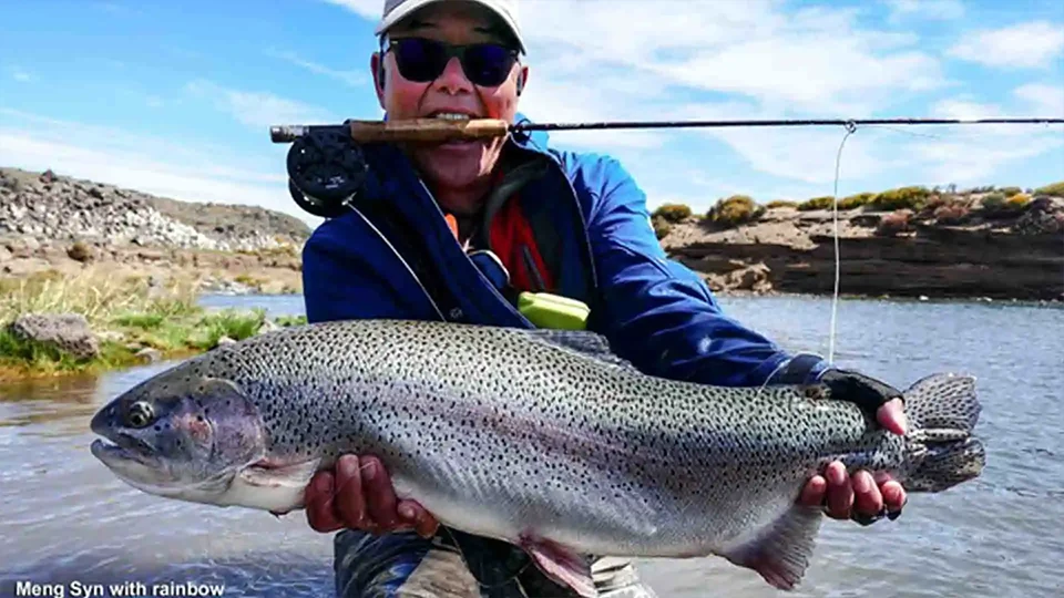 Jurassic Lake Lodge Jurassic Lake Lodge Hosted week Rainbow trout with Fishing with Larry.