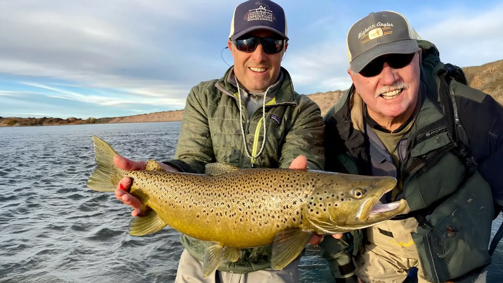 Flyfish for Limay River Brown Trout with Chocolate Lab Expeditions.
