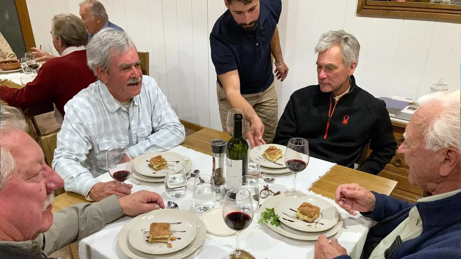Dining and chef-prepared meals at Limay River Ranch in Patagonia, Argentina.