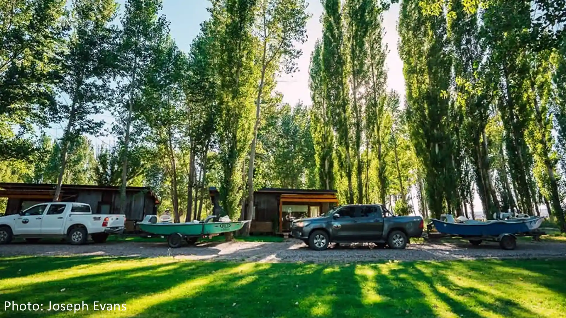 You'll fly fish from high-end custom-built drift boats.
