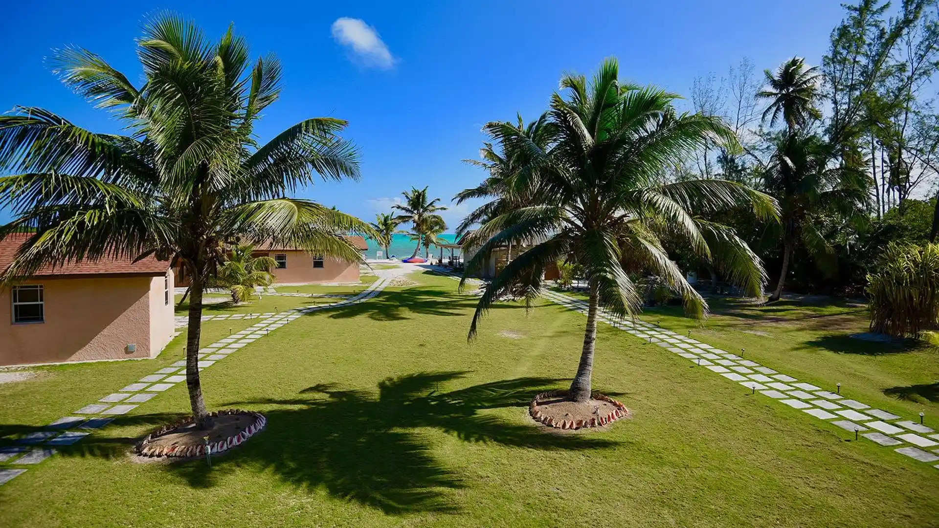 Swain's Cay Lodge in The Bahamas accommodates up to 14 anglers.