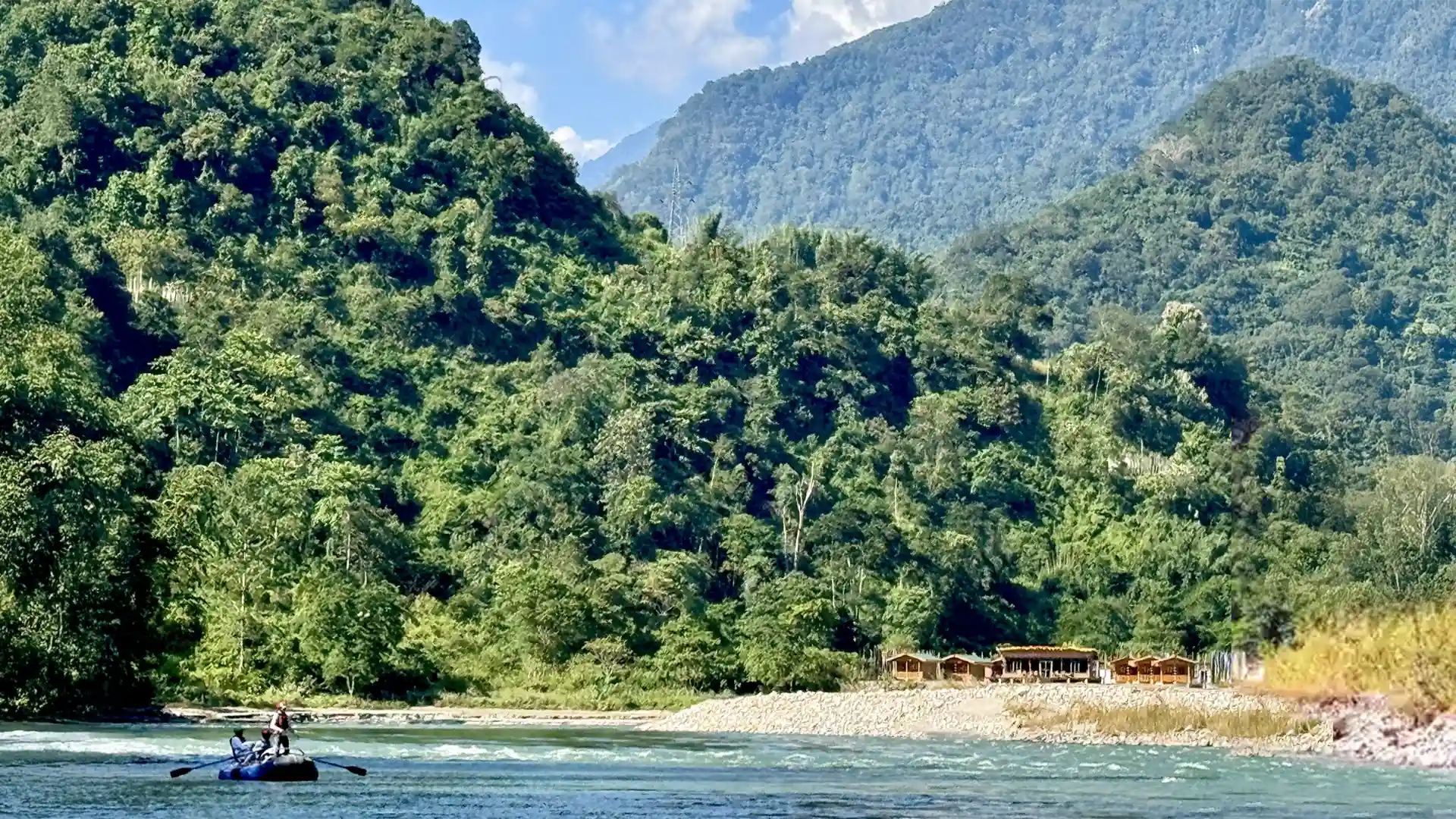 Manas River Lodge sits on the banks of the legendary Mangde Chhu River just steps from one of the Himalayas' most pristine river systems.