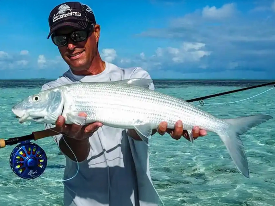 Fly fish St. Brandon's Atoll in Mauritius for bonefish and more and stay at the Guesthouse on Raphael Island.
