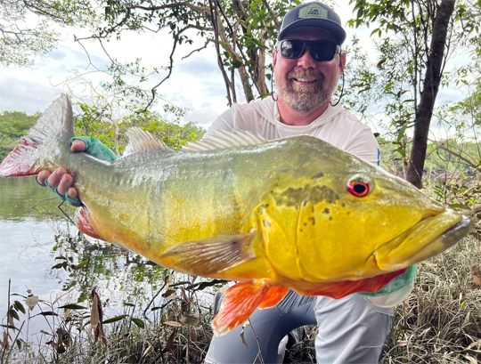 Agua Boa Amazon Lodge, a fly-fishing-only lodge in Brazil, is nestled in the heart of the Amazon rainforest. Join our 2027 Hosted fishing trips at Agua Boa, one of the top ten fly fishing lodges in the world.