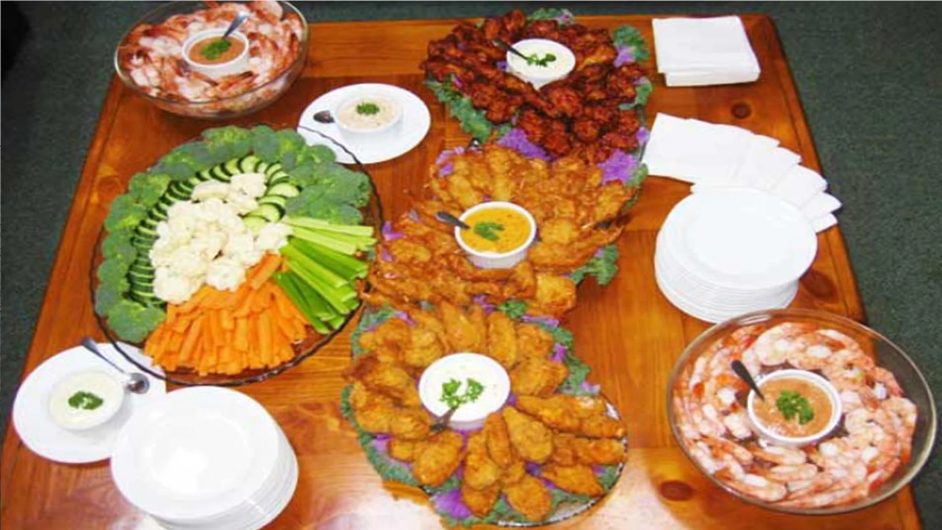 Appetizers at the Lodge