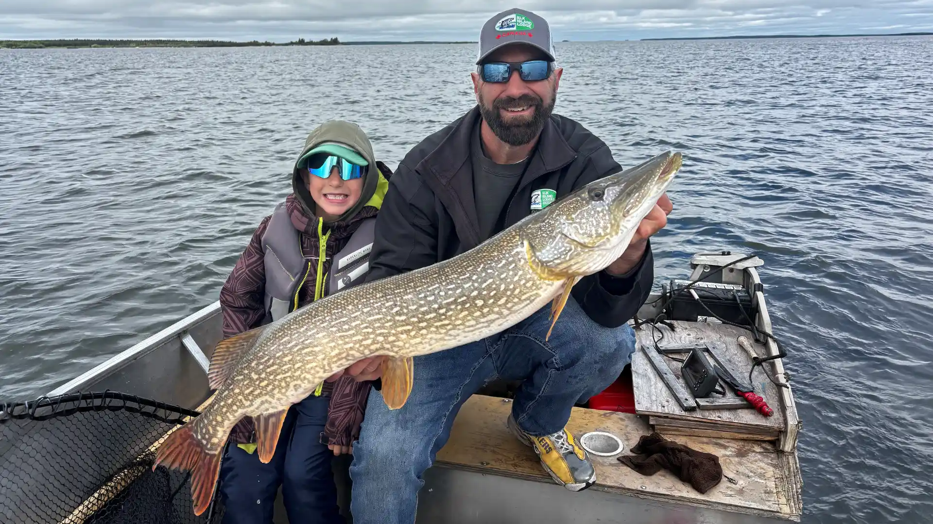 Mike Sadar with Lake Trout