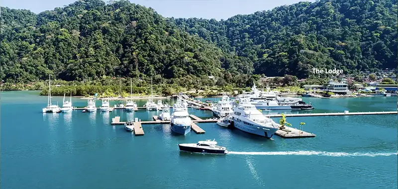 Marina Bahia Golfito on Golfo Dulce in Golfito, Costa Rica