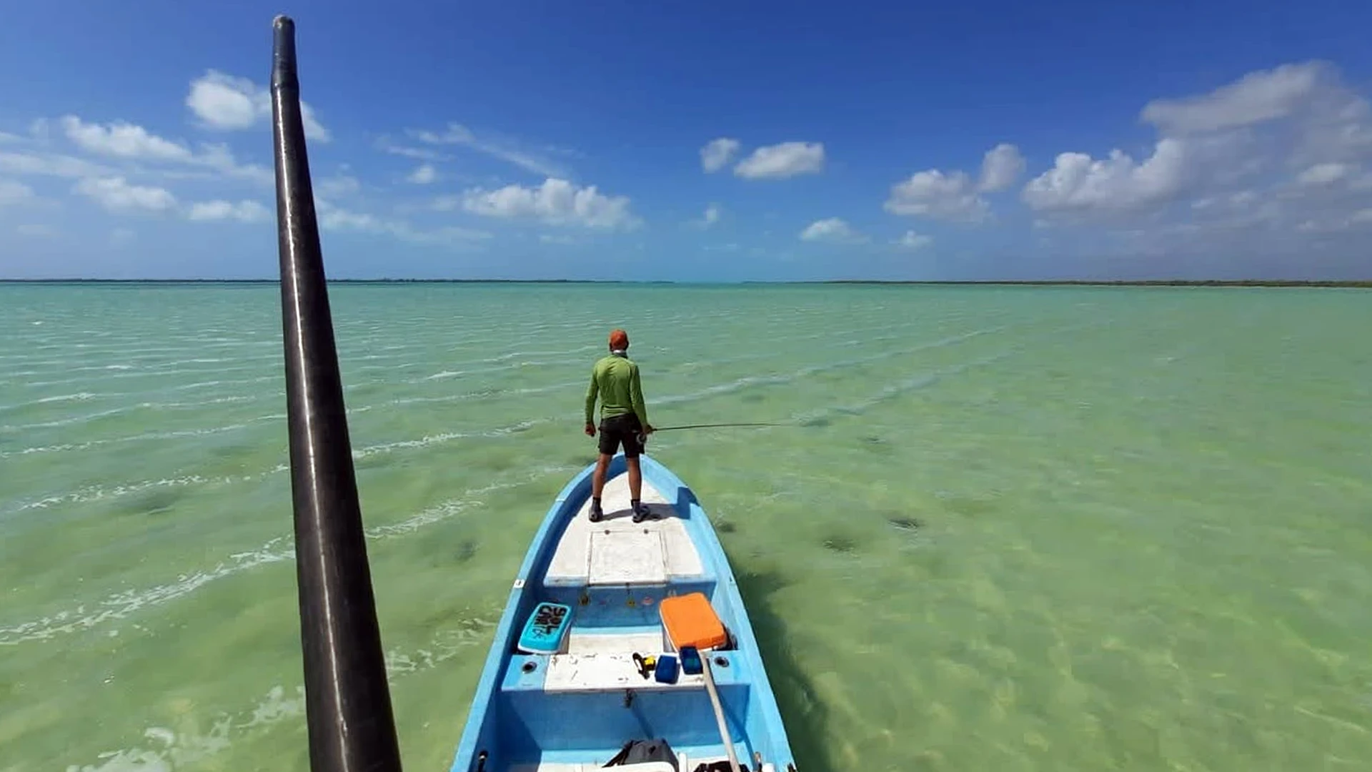 Pesca Maya Lodge 23-ft pangas with 40 to 50-HP Yamaha four-stroke engines at Ascension Bay.