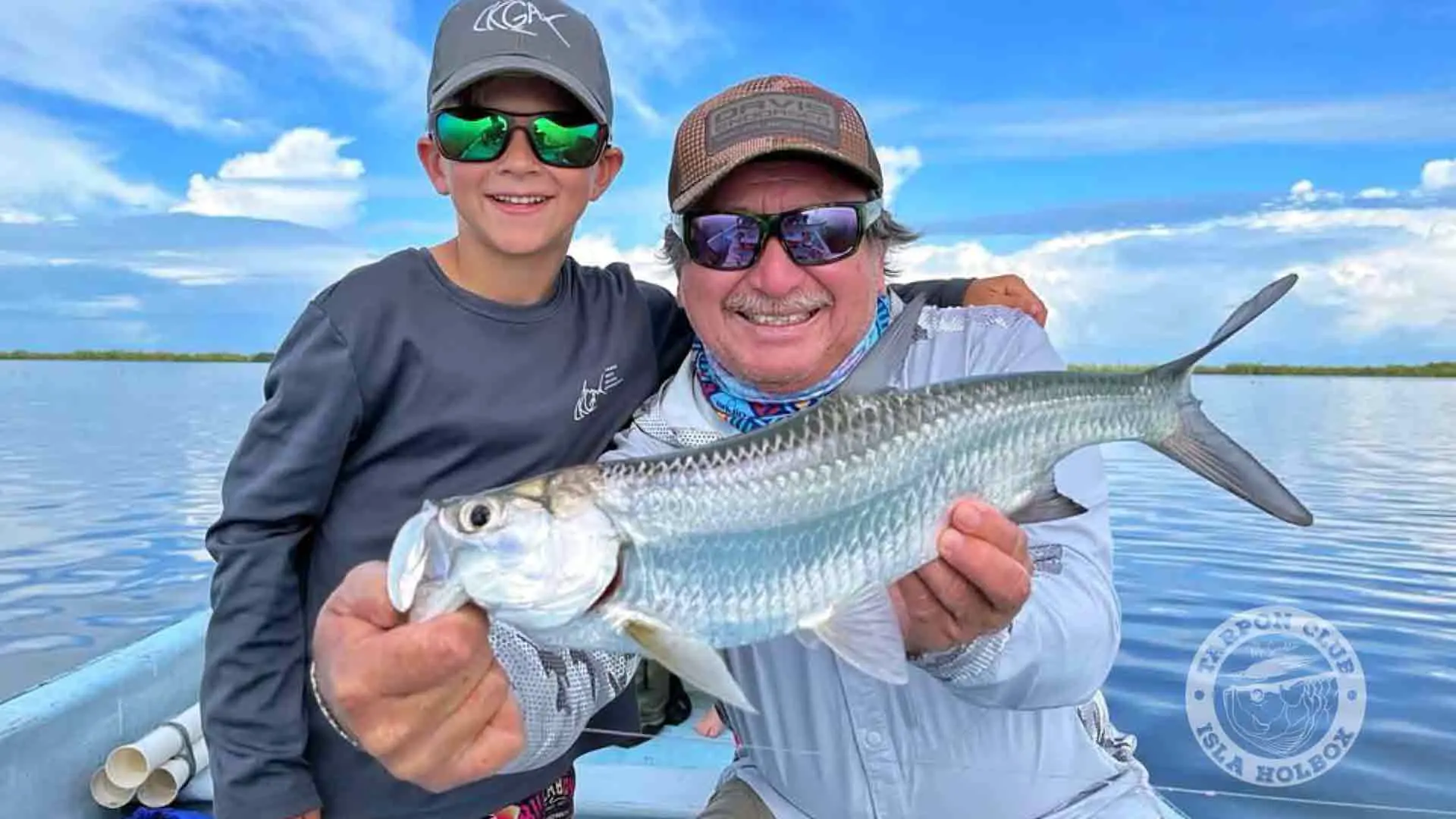 Young Angler and Sandflea Baby Tarpon Fishing