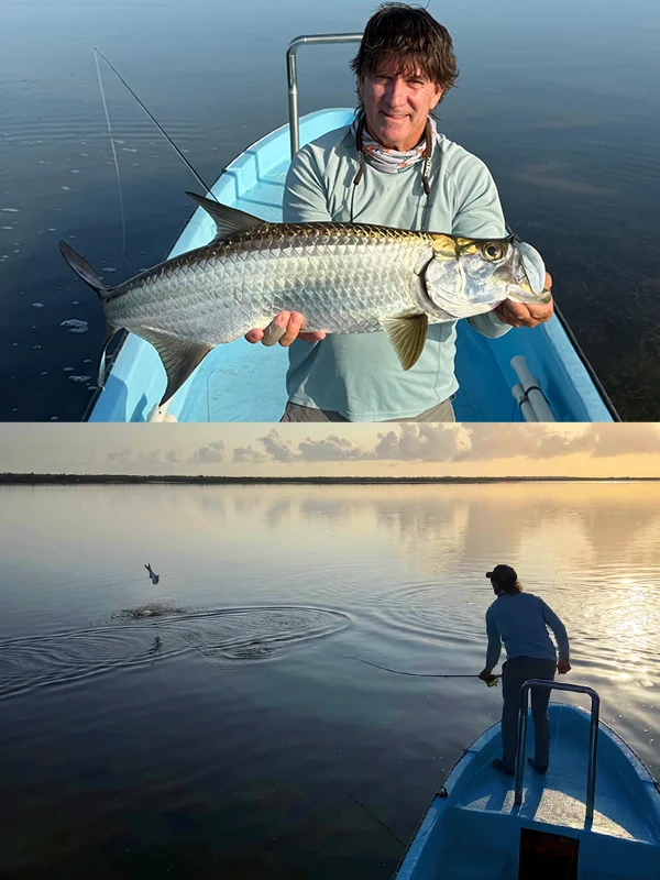 Read Brad's 2026 tarpon fishing trip report at Holbox Island in Mexico.