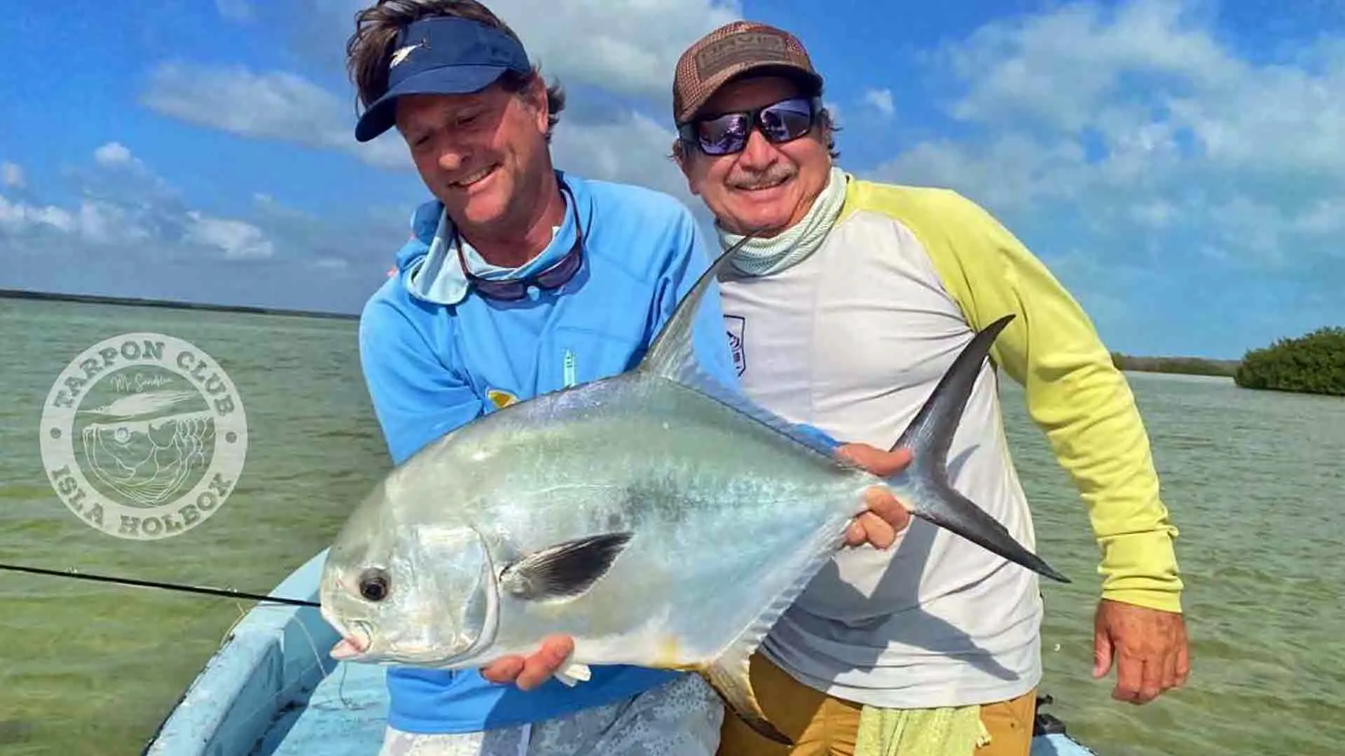 Enjoy great permit fishing with legendary guide Sandflea at Tarpon Club Isla Holbox.