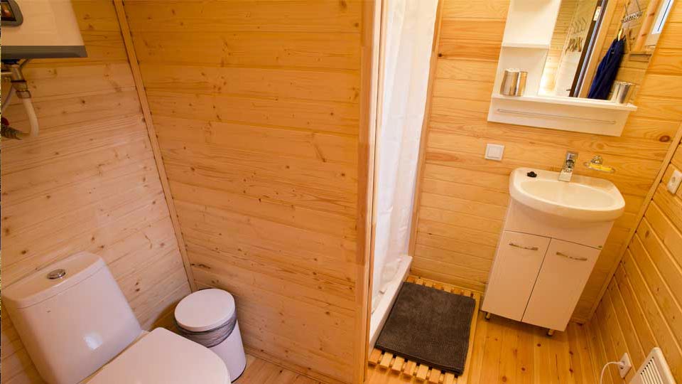 Ryabaga Camp Toilet and Sink and Shower