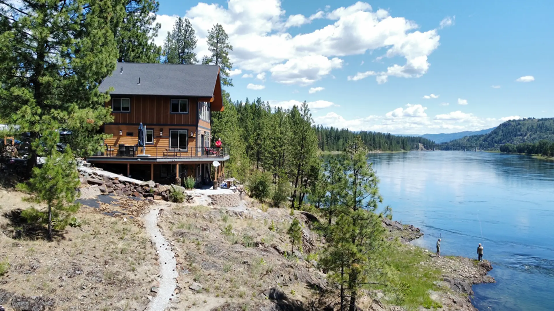 Enjoy beautiful views from Black Bear Lodge in northeast Washington.